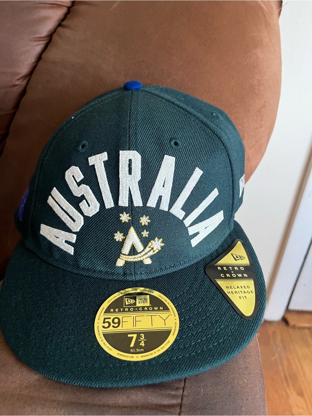 Australia New Era World baseball classic low profile fitted hat 7 3/4